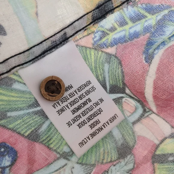 Robert Graham Havana Classic Fit Button-Down Shirt 3XL LINEN TROPICAL - Picture 9 of 12